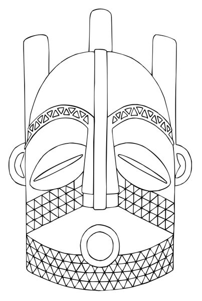 mask art lesson
