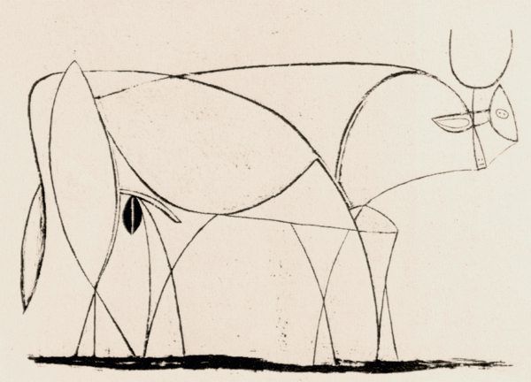 'Bull - plate 9', January 5, 1946 (lithograph)