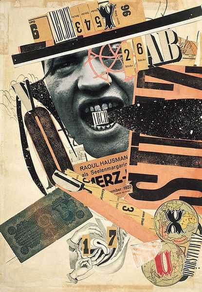 Raoul Hausmann (1886-1971) 'ABCD' 1920 (collage)
