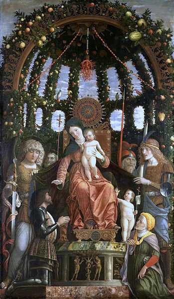ANDREA MANTEGNA (1431-1506) - 'Madonna della Vittoria', 1496 (tempera on canvas) 