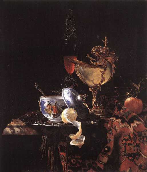 WILLEM KALF (1622-1693) 'Still Life with a Nautilus Cup', 1662 (oil on canvas) 
