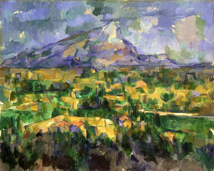 'Mont Sainte Victoire' (1902-04) by Paul Cézanne.