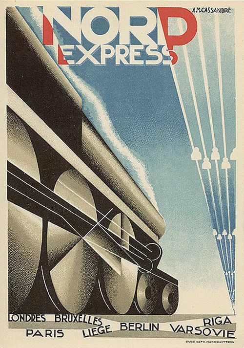 'Nord Express', 1927 (Compagnie Internationale des Wagons-Lits Poster) 