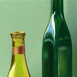 Still Life - Painting Bottles