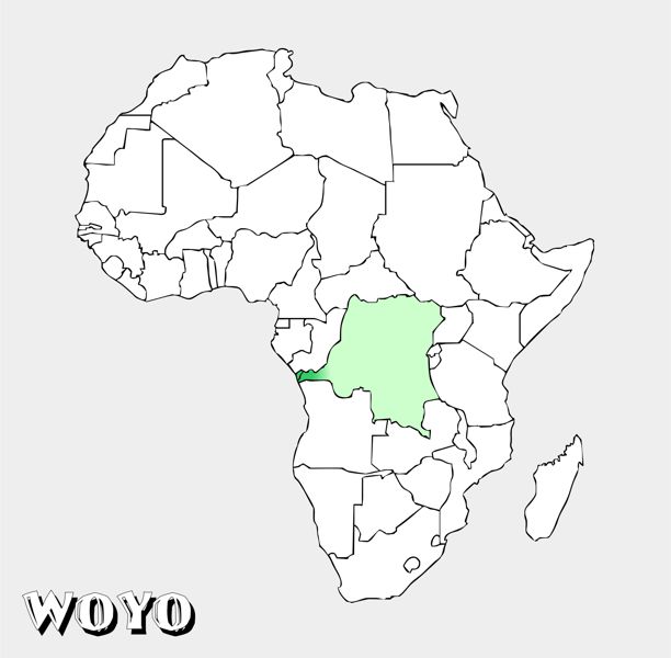 Woyo Territory Map
