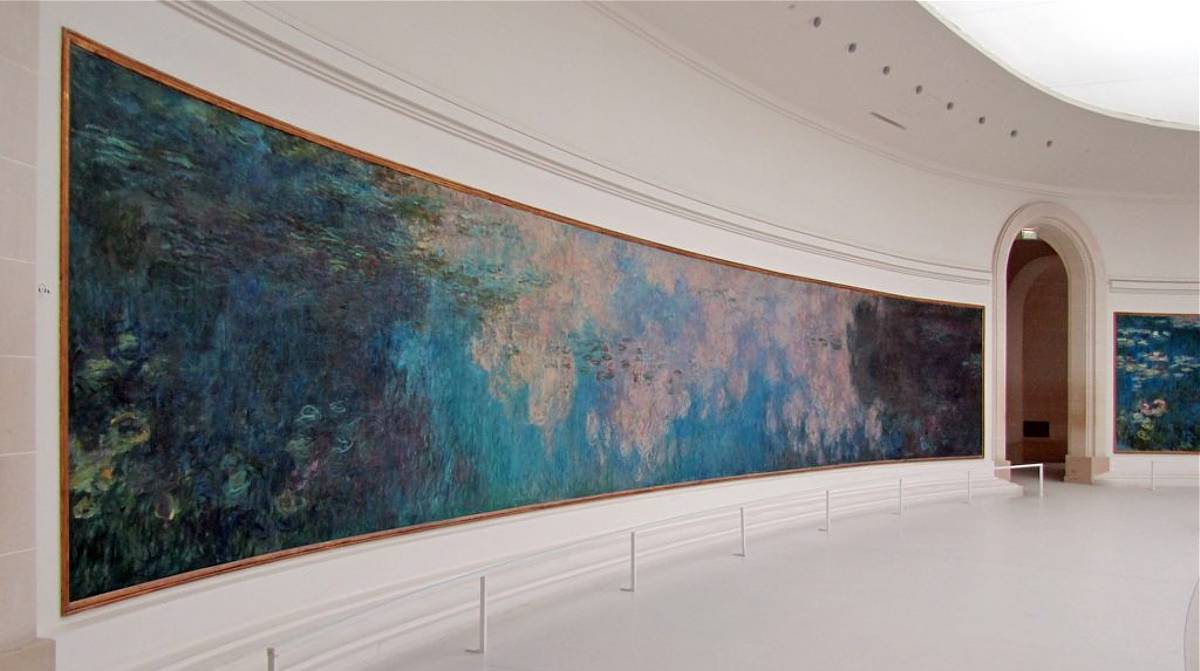 CLAUDE MONET (1840 -1926) 'Water Lilies - The Clouds', 1920-26, oil on canvas (6'6" X 41'7")