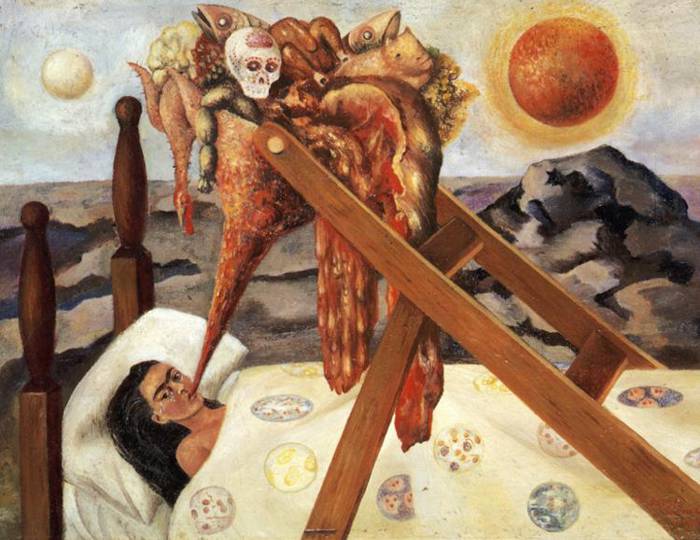 'FRIDA KAHLO (1907-1954) Sin Esperanza (Without Hope)', 1945 (oil on canvas on board)