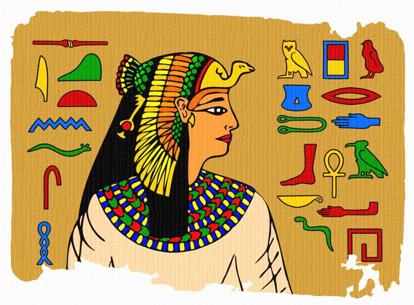 ancient egyptian headdress profile