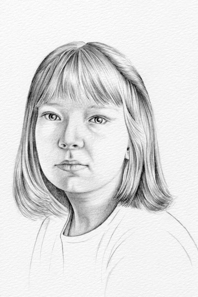 How to give Background to Portrait Drawing