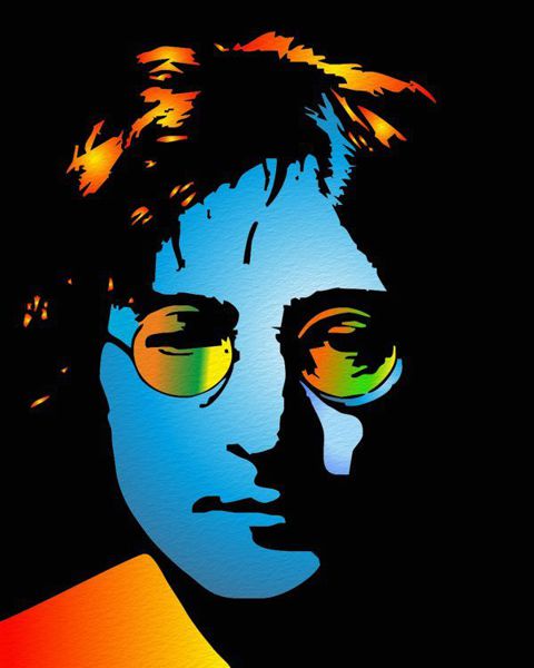 Pop Art Portrait - John Lennon