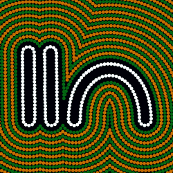 Aboriginal Art Symbol - Man