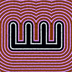 Aboriginal Art Symbol - Possum Track