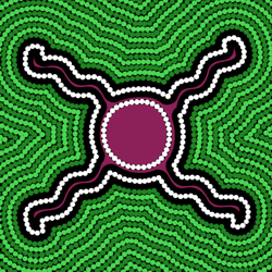 Aboriginal Art Symbol - Yam Plant
