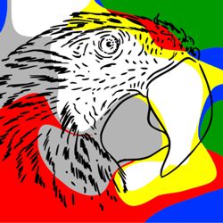 How to Paint a Pop Art Parrot