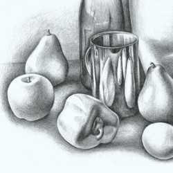 Sketch Of The Pots Still Life Art  DesiPainterscom