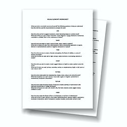 Visual Elements - Worksheets