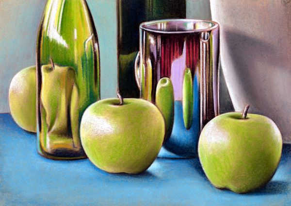 Still Life Drawing📚📗💦🎨 ⁣ ⁣ Color pencil drawing with added watercolor  washes. My still life study was hand-drawn from a table top set-up… |  Instagram